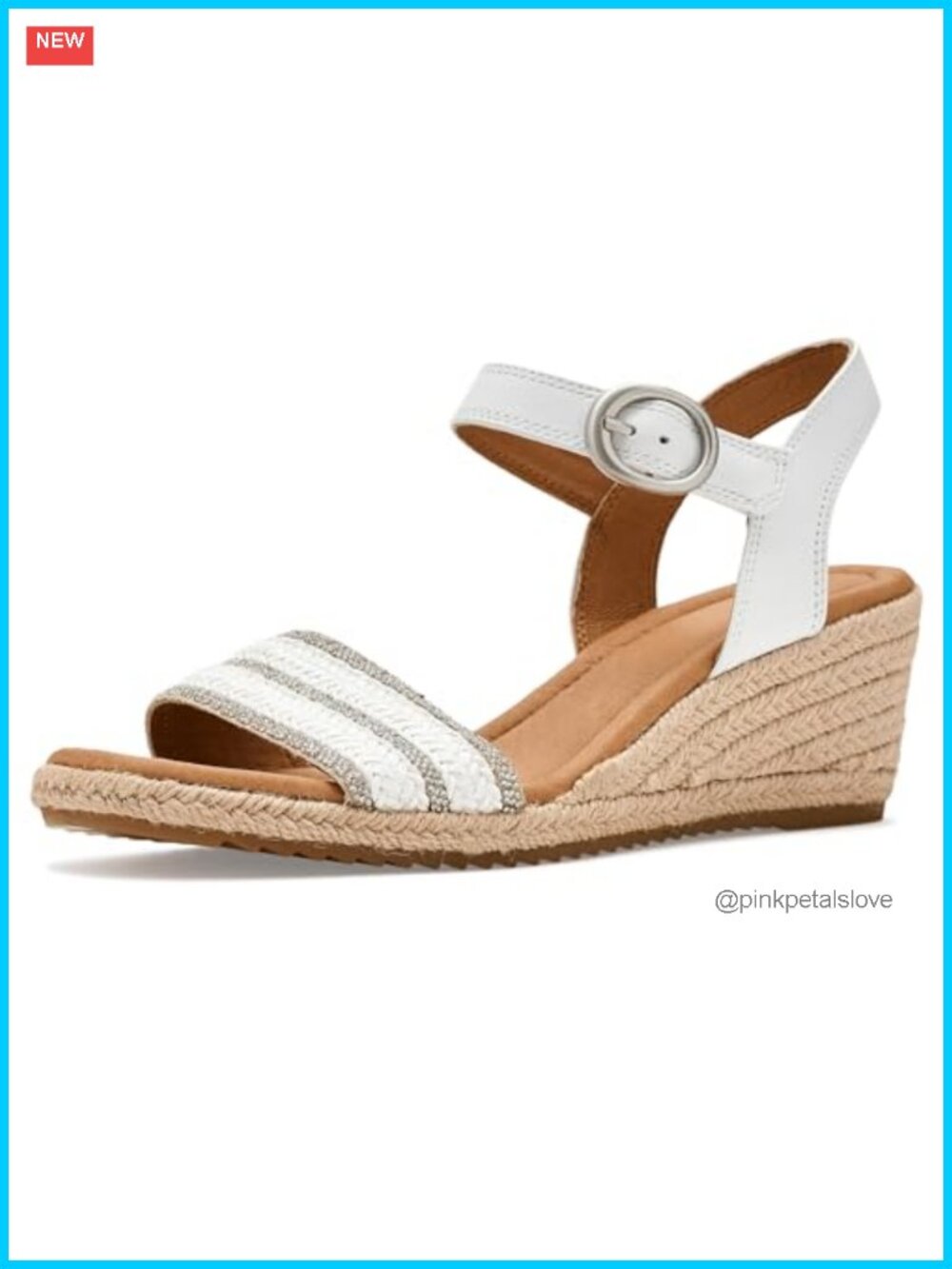 Woven Vamp Leather Sandals with Jute Rope-Wrapped Wedge Heels